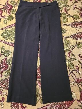 Ninety Women's Straight-Leg Black Dress Pants